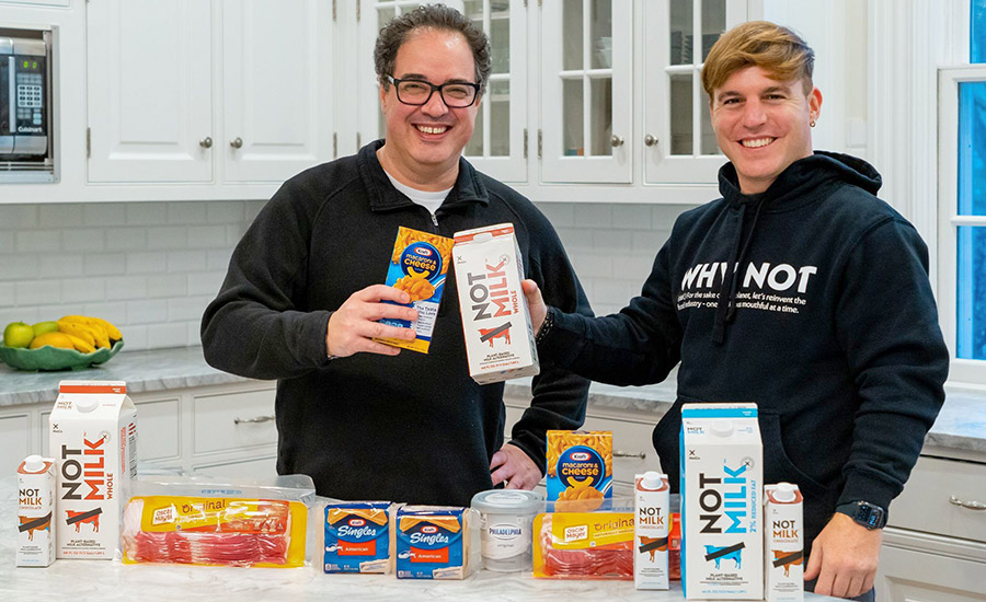 Miguel Patricio, CEO at Kraft Heinz (left) and Matias Muchnick, Co-Founder and CEO at NotCo