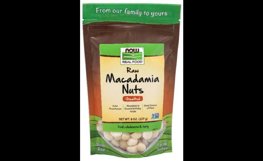 NOW Real Food macadamia nuts