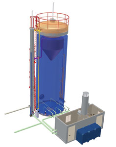 Anaerobic wastewater systems