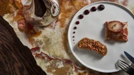 Vow-Forged Gras with Poached Pears